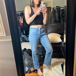 Vtg Levi’s with wear and frayed hems